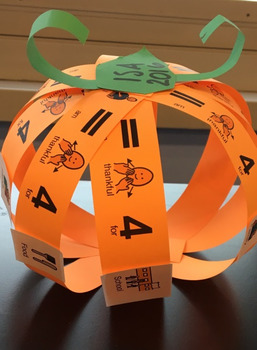 Preview of Thankful Pumpkin Project-Adapted for Special Ed