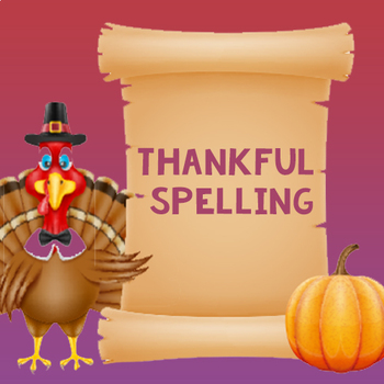 Preview of Thankful Spelling