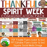 Thankful Spirit Week