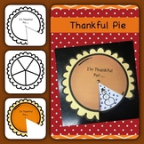 Thankful Thanksgiving Pie:  Gratitudes