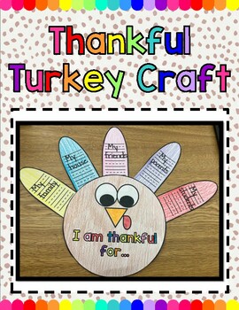 Thankful Turkey Craft Freebie by MrsBs Bright Firsties | TpT