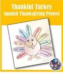 Thankful Turkey Spanish Thanksgiving Activity/Dia de accio