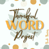 Thankful Word Project - Thanksgiving
