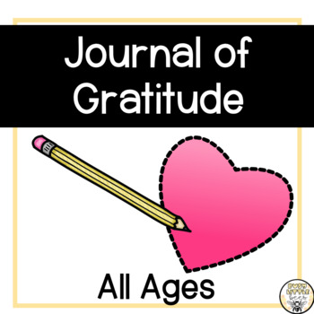 Preview of Thankful and Grateful - Printable Journal of Gratitude - Easy Prep