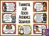 Thankful for Good Audience Behavior Bulletin Board Kit