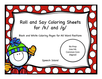 Preview of Winter Coloring Sheets for K and G