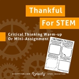Thankful for STEM -- Thanksgiving STEM Activity Sheet