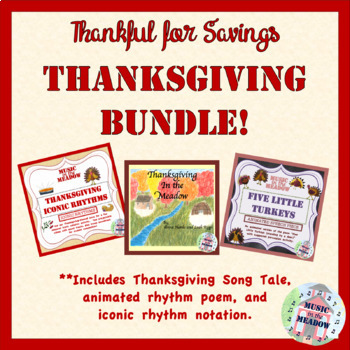 Preview of Thankful for Savings Thanksgiving Bundle!