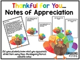 Thankful for You... Notes of Appreciation