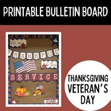 Thankful for their Service | Thanksgiving | Veteran's Day 