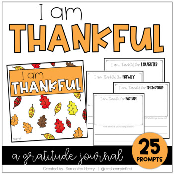 Preview of Thankfulness & Gratitude Journal