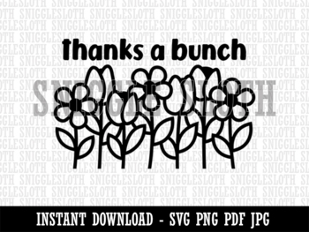 thanks a bunch clipart