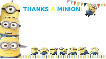 Preview of Thanks a Minion!