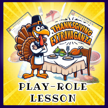 Preview of ThanksGiving EXTRAVAGANZA - Play-Role Thanksgiving Activities