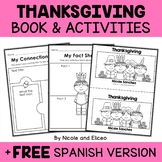 Thanksgiving Activities and Mini Book + FREE Spanish