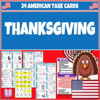 Preview of Thanksgiving Digital Task Cards