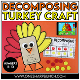Thanksgiving Turkey Craft for Decomposing Numbers | Printable & Digital