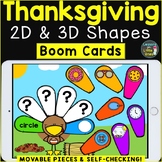 Thanksgiving 2D Shapes & 3D Shapes Digital Boom Cards Dist