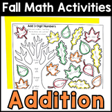Thanksgiving 3 Digit Addition Color by Number - Fall Addin