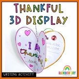 Thanksgiving 3D Craft | Thankful reflection activity | Gra