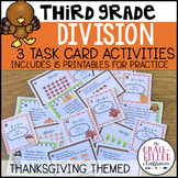 Division Task Cards: Thanksgiving