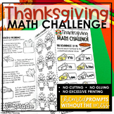 Thanksgiving 3rd Grade Math Review Challenge | Math Test P
