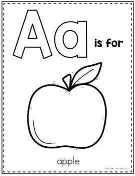 Preview of Thanksgiving A to Z Alphabet Coloring Pages