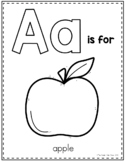 Thanksgiving A to Z Alphabet Coloring Pages