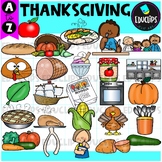 Thanksgiving A to Z Clip Art Set {Educlips Clipart}