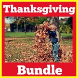 Thanksgiving | Kindergarten 1st 2nd 3rd Grade | Activities BUNDLE