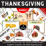 Thanksgiving Activities Boom cards | Speech Therapy