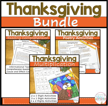 Preview of Thanksgiving Activities Bundle