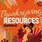 Thanksgiving Writing Activities Bundle