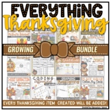Thanksgiving Activities Bundle | Thanksgiving Math, STEM a