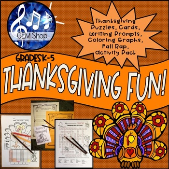 Preview of Thanksgiving Activities Cards Puzzles Anagrams Differentiated Writing Worksheets