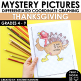 Thanksgiving Activities Coordinate Graphing Mystery Pictur
