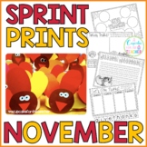 Thanksgiving Activities & Craft | No-Prep November Worksheets