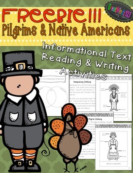 Preview of Thanksgiving Activities {FREE Pilgrims & Native Americans Informational Texts}