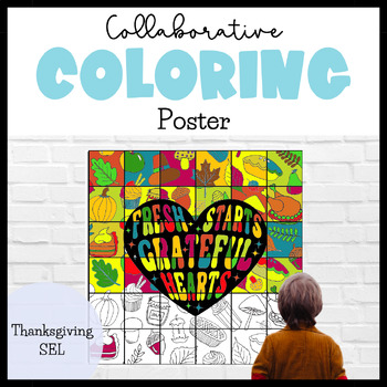 Preview of Thanksgiving Activities | Fall Collaborative Poster | November Bulletin Board