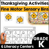 Thanksgiving Activities Fine Motor Sensory Bin Literacy Ce