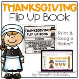 Thanksgiving Activities Flip Up Book