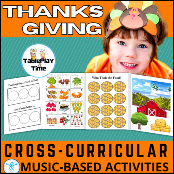 Preview of Thanksgiving Activities Folder Game Thankful For Colors Counting Who Stole the