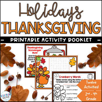 thanksgiving printable activities