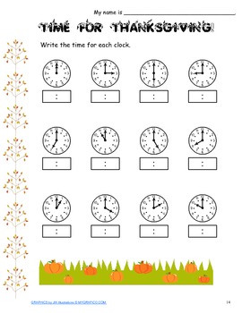 thanksgiving activities k 2 math literacy printables