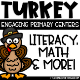 November Activities Thanksgiving Centers Math Craft Turkey