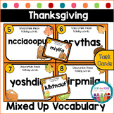 Thanksgiving Activities Vocabulary