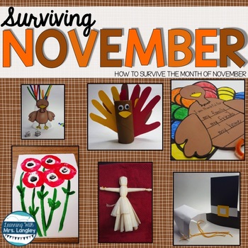 November Activities and Lesson Plans Bundle for Kindergarten | TpT