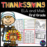 Thanksgiving Activities for First Grade Math Worksheets an