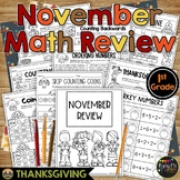 Thanksgiving Activities for November 1st Grade MATH No Pre