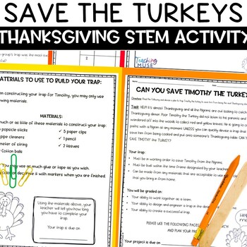 Preview of Thanksgiving Activities for STEM Science